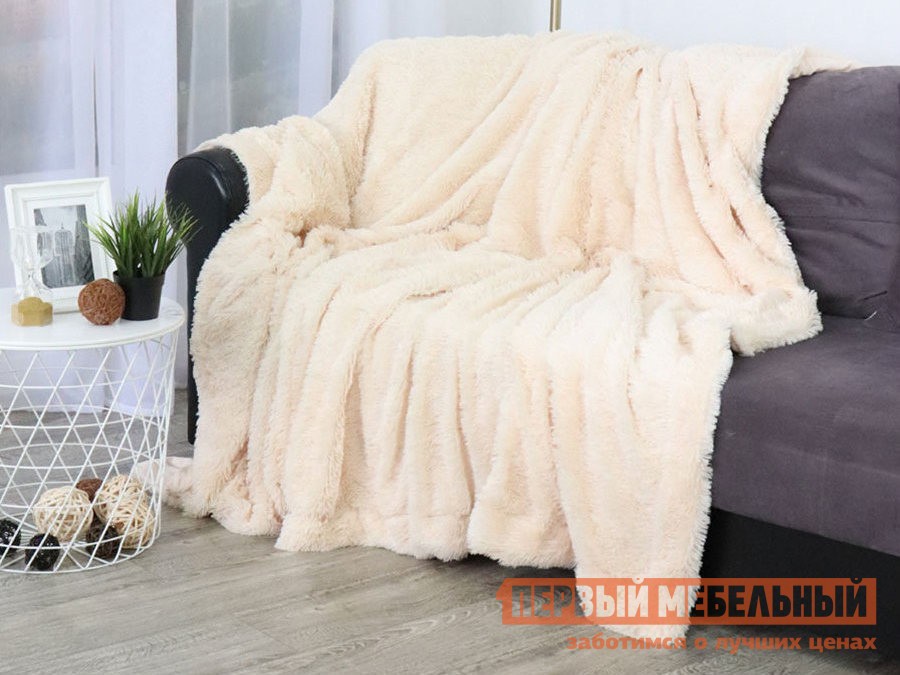 Плед  Кредо 160 х 220 см, 21980 / 88118, светло-бежевый