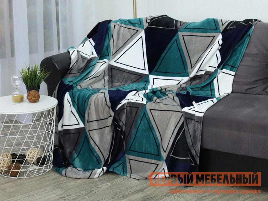 Плед  Треугольники 150 х 200 см, 26221 / 26233, разноцветный