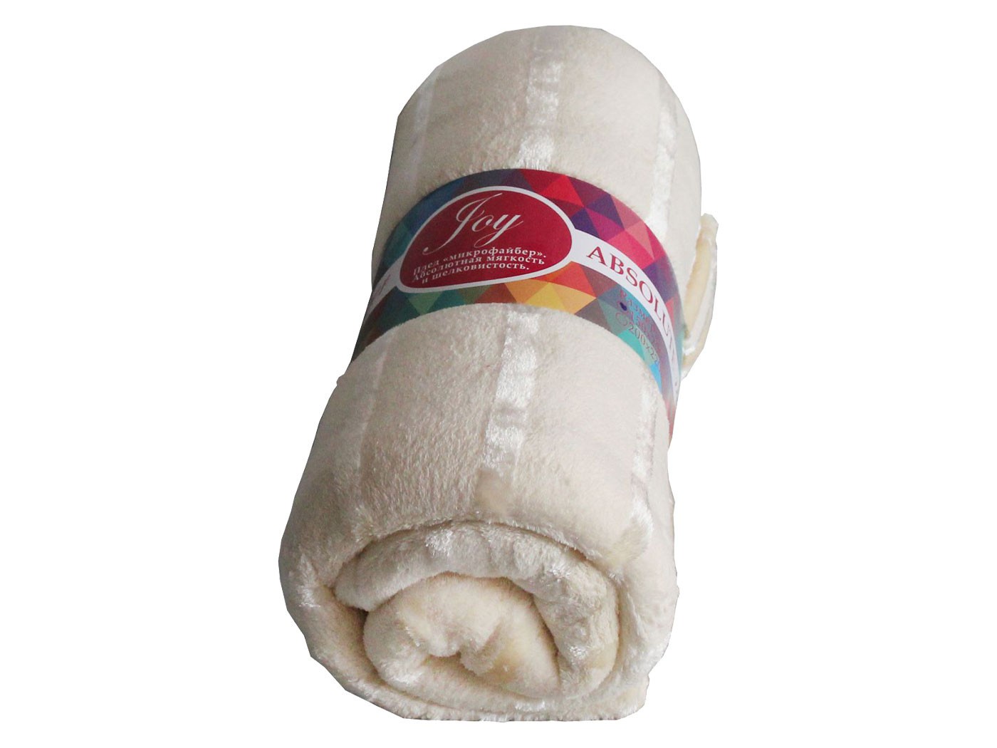 Плед  Молочная полоска Молочный страйп, микрофайбер, 150 х 200 см