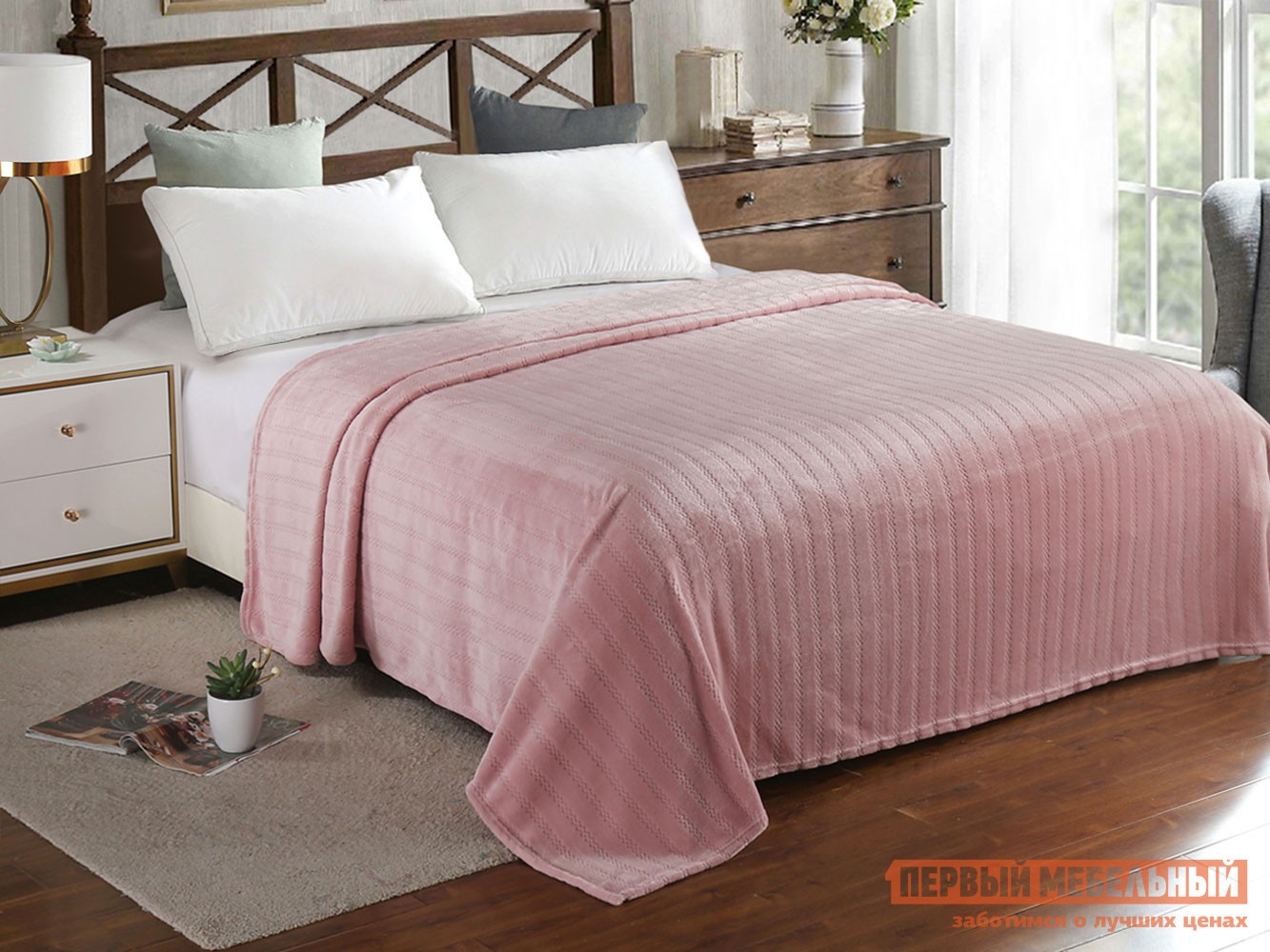 Плед-покрывало  Орсе Английская роза Английская роза, 200 х 220 см