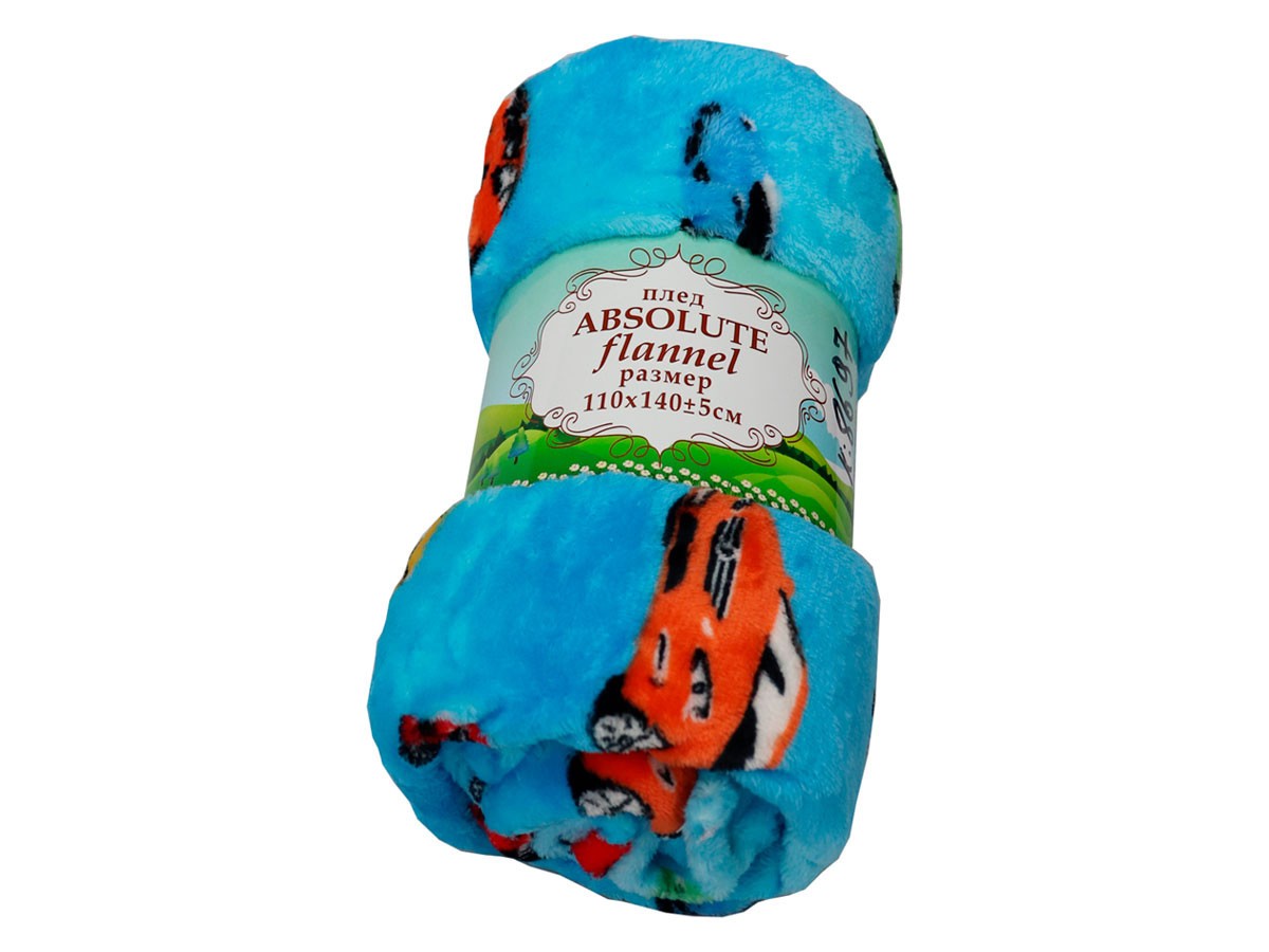 Плед-покрывало  Машинки Машинки, фланель