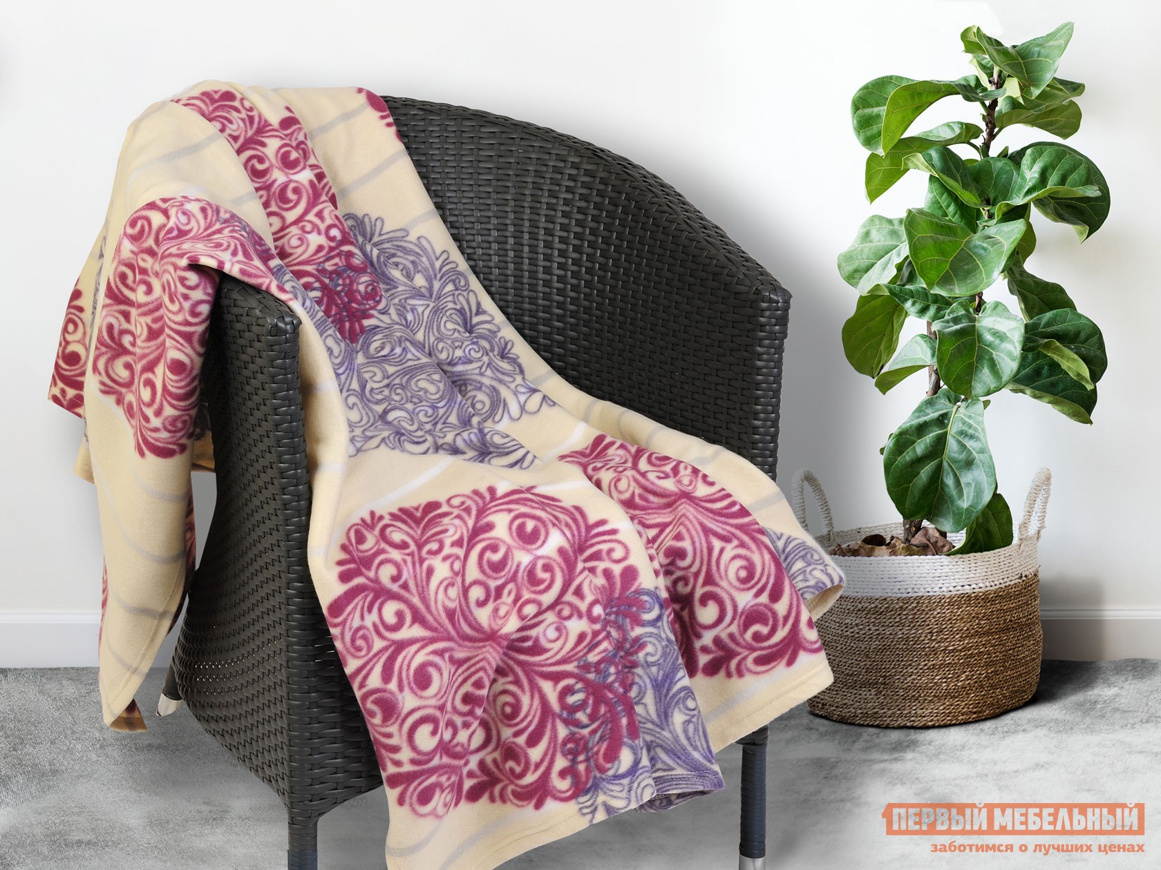 Плед-покрывало  Узор Узор, флис