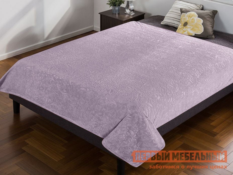 Плед  Моника Сиреневый, узор, фланель, 1500 Х 2000 мм