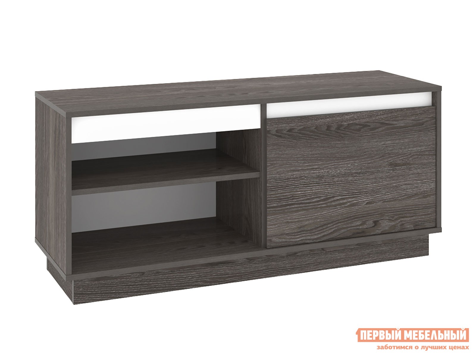 ТВ-тумба  Вирджиния Ясень Анкор темный / Белый