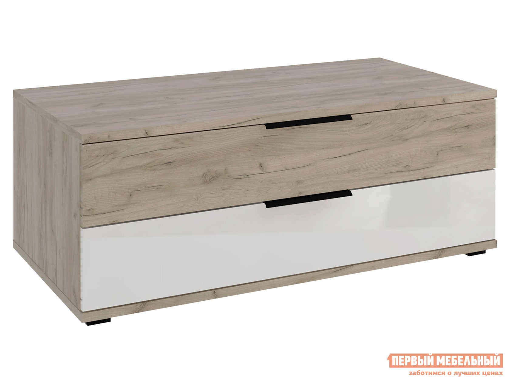 ТВ-тумба  Альянс Дуб Крафт / Белый глянец