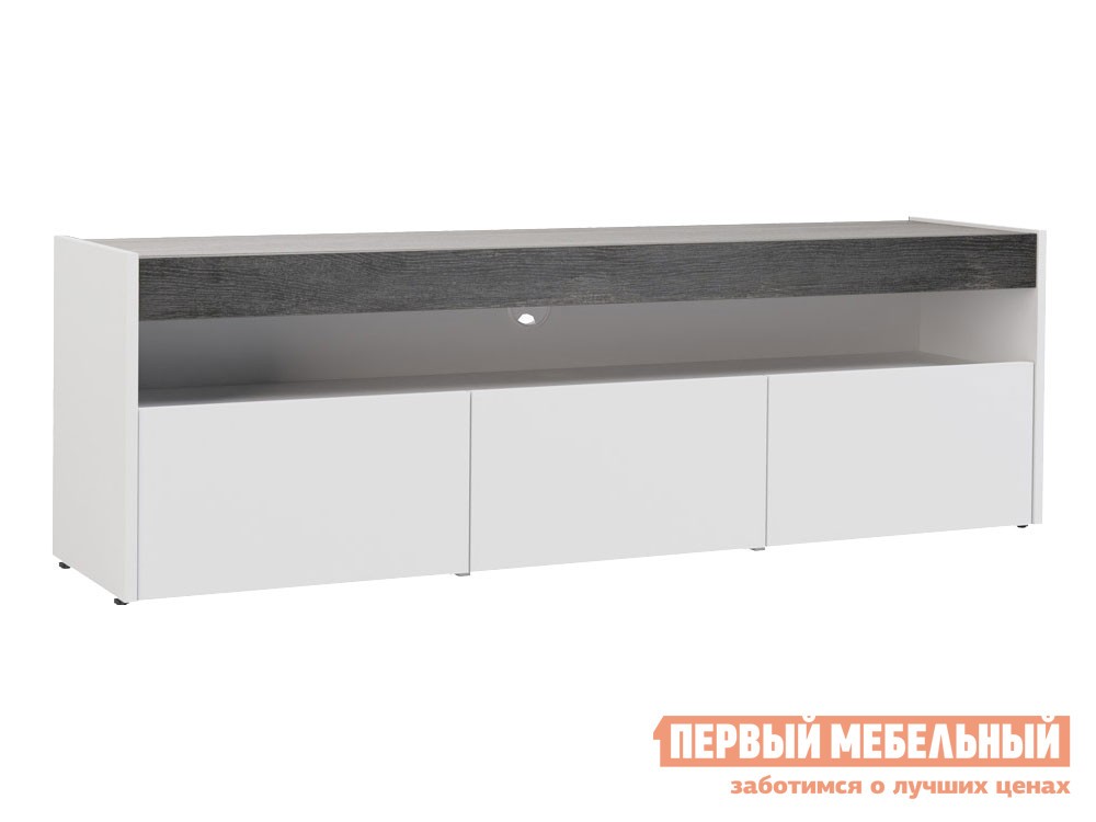 ТВ-тумба  Интра Белый PE шагрень / Интра