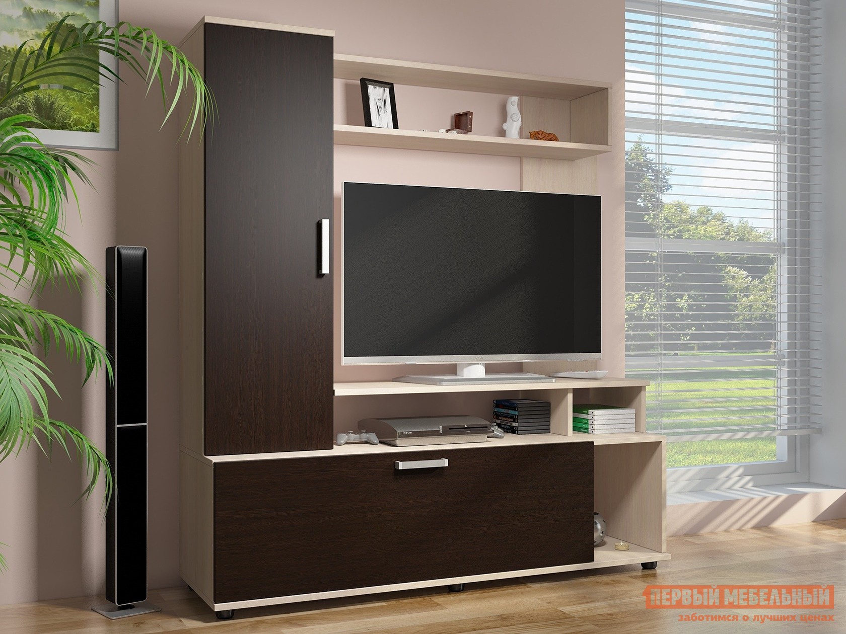 Гостиная  Сиена Венге / Дуб Молочный