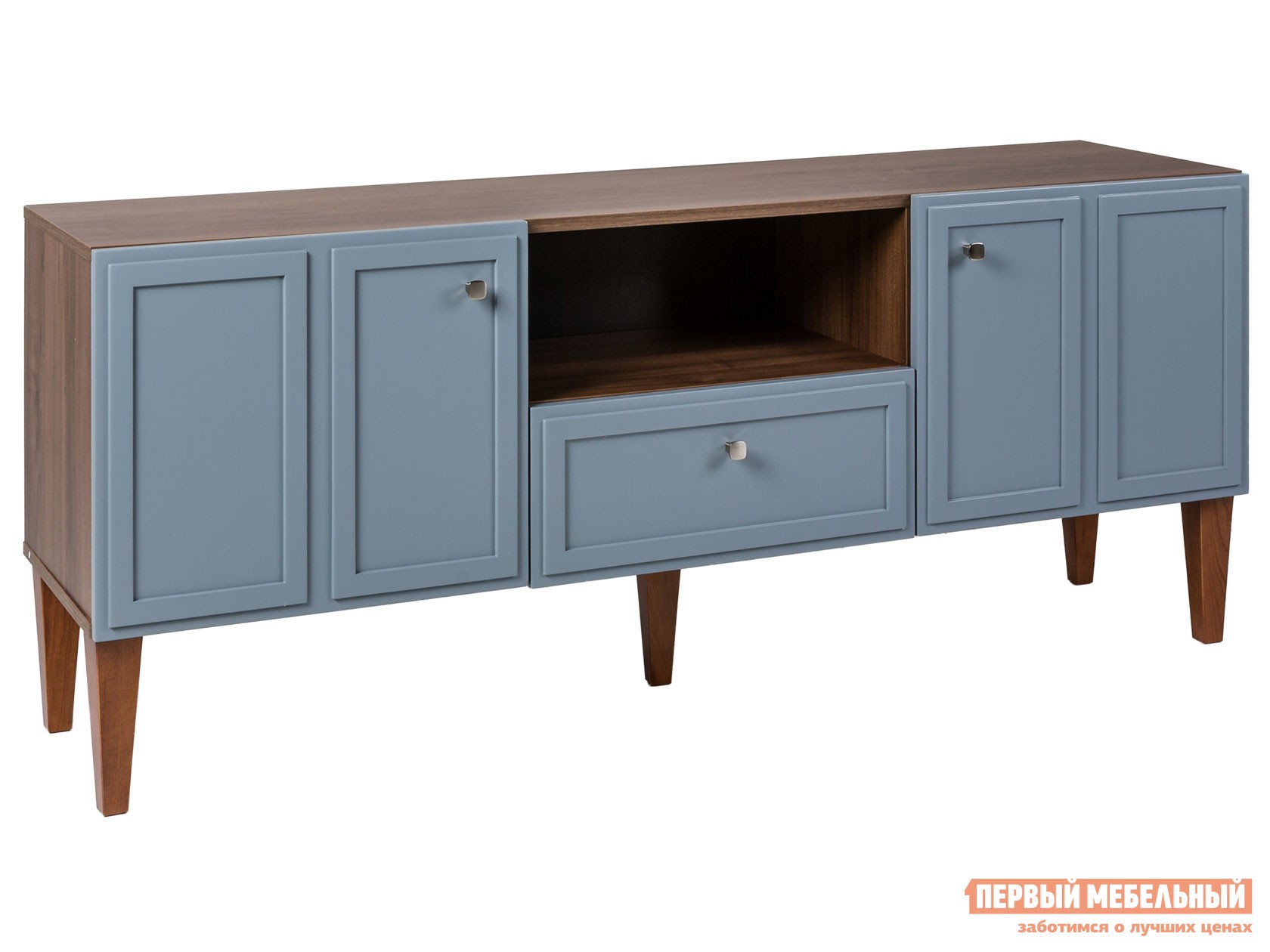 ТВ-тумба  Нортон Орех табак / Серый