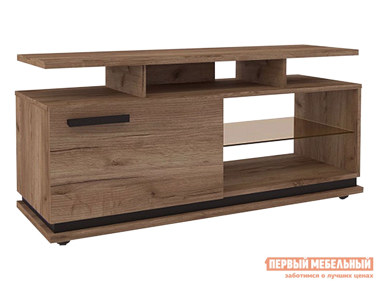 ТВ-тумба  Натура Дуб табачный Craft / Черный