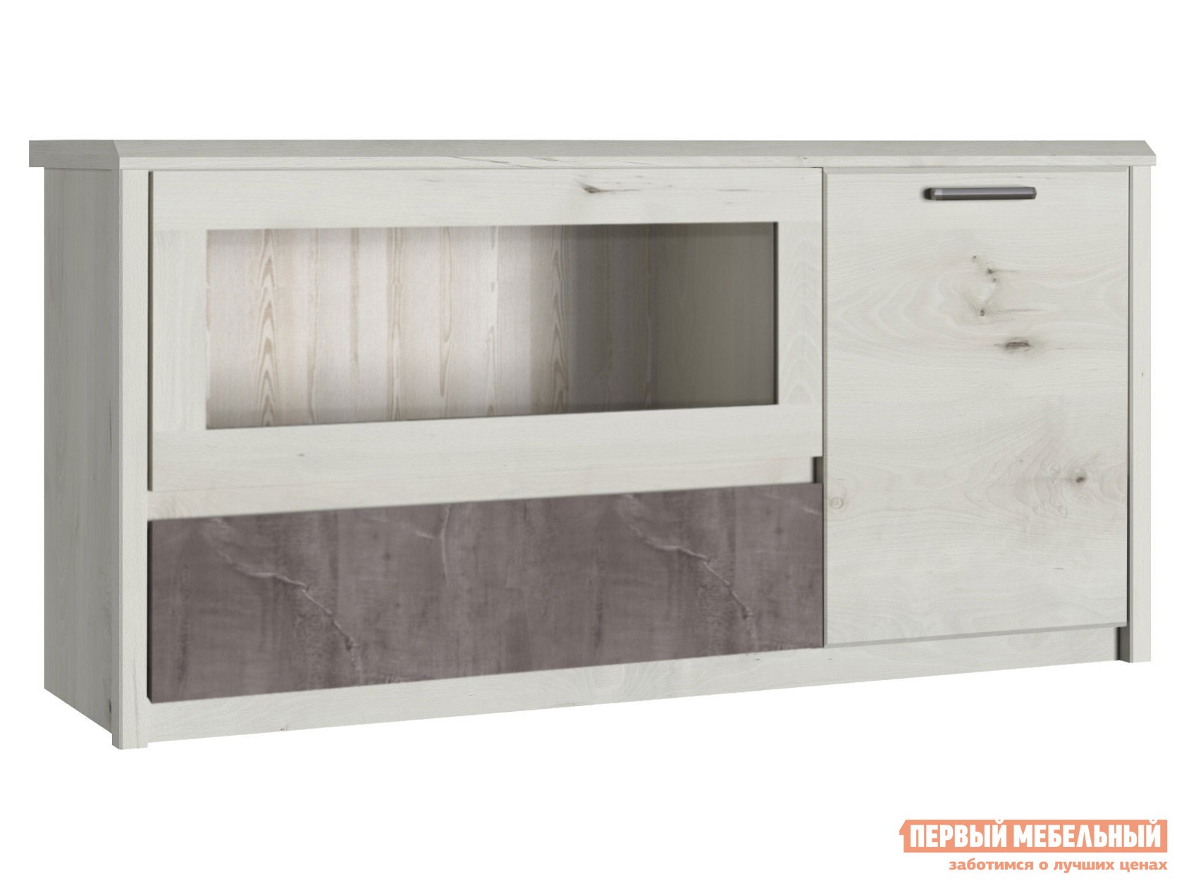 ТВ-тумба  Бьерк Ольха полярная / Оникс