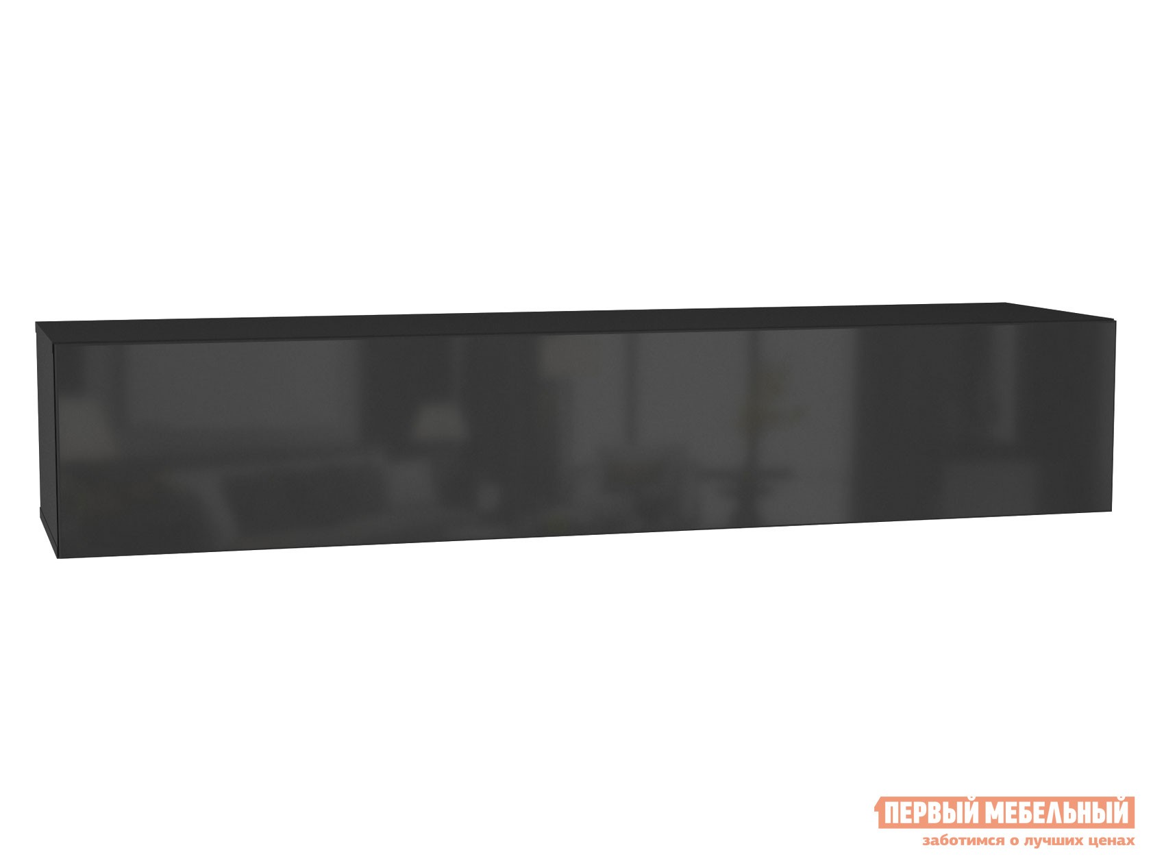 ТВ-тумба  Поинт Черный / Черный глянец