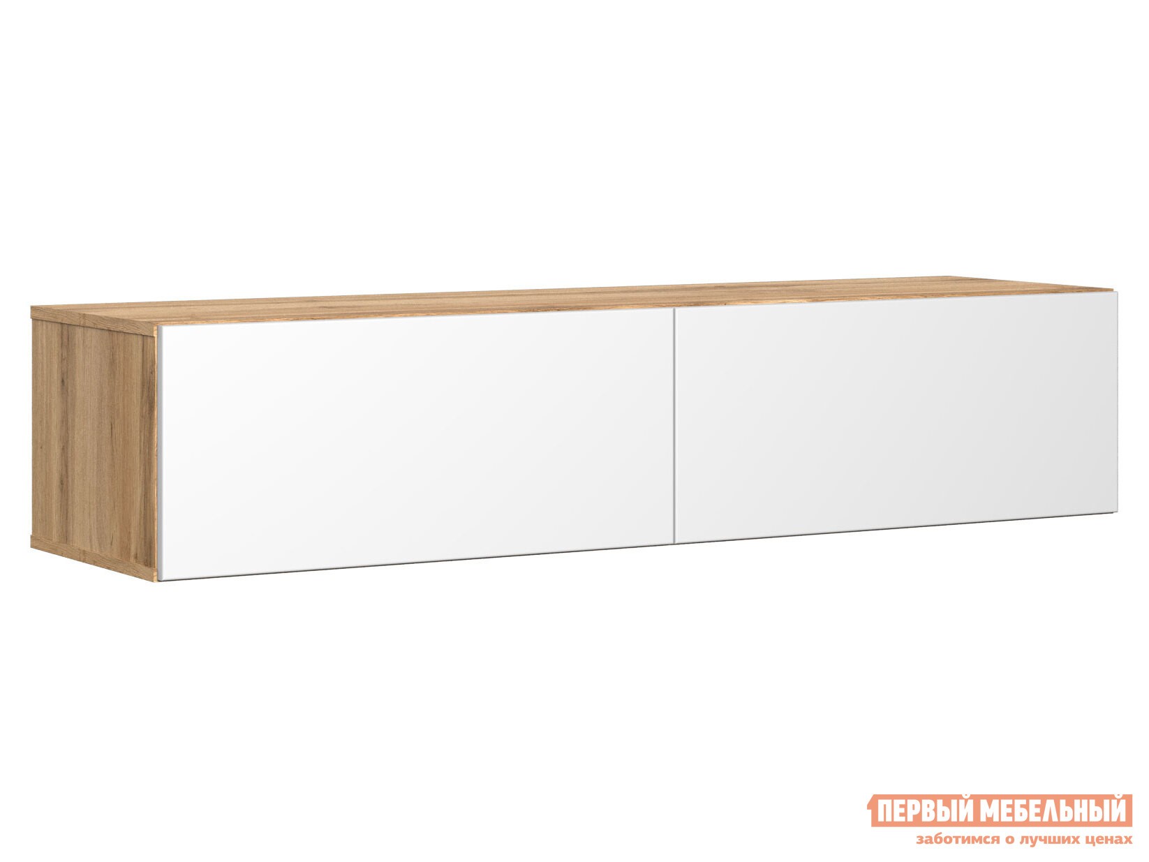 ТВ-тумба  Сомеро Дуб Вотан, 1400 мм, Белый