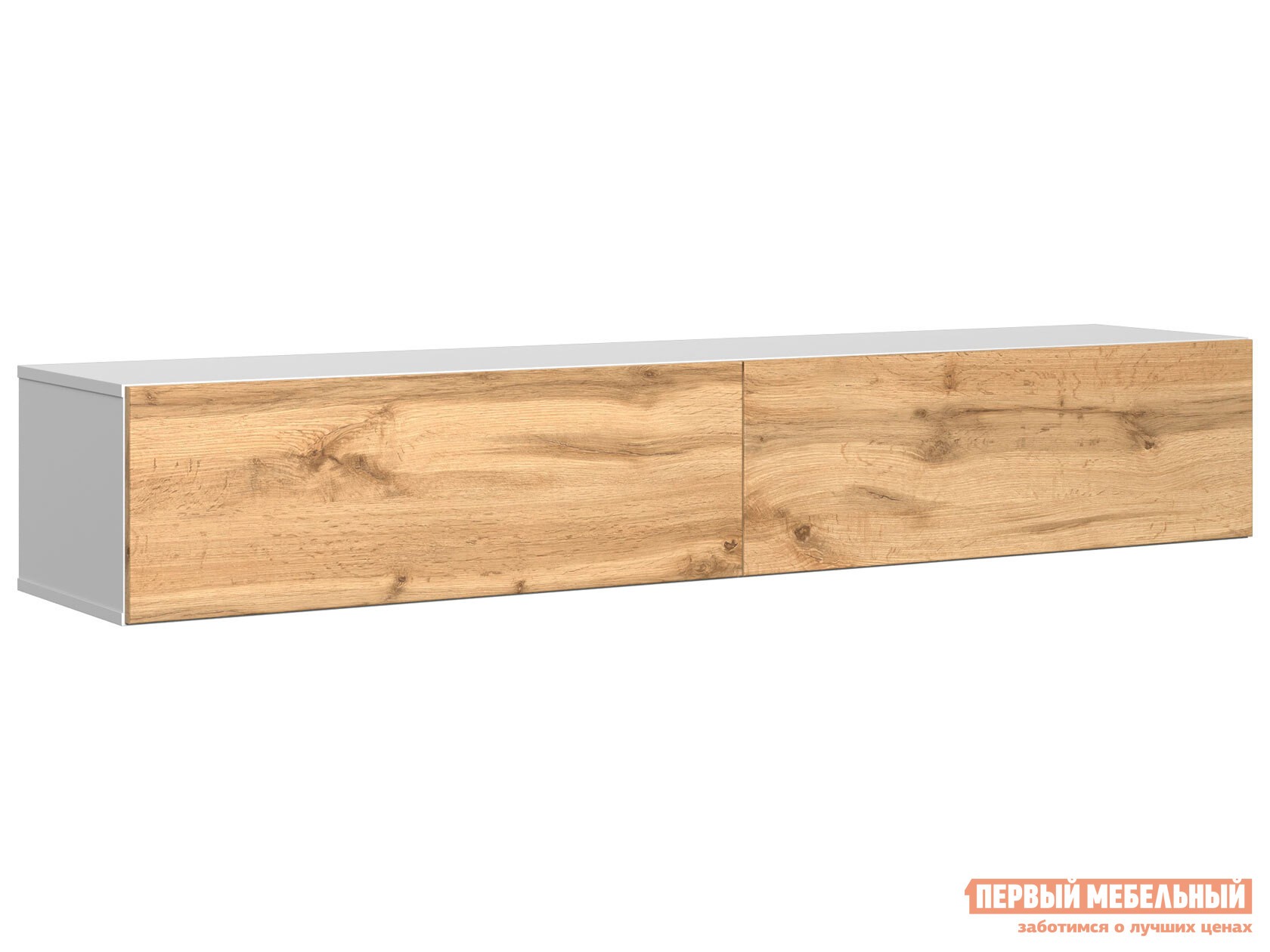 ТВ-тумба  Сомеро Белый, 1800 мм, Дуб Вотан