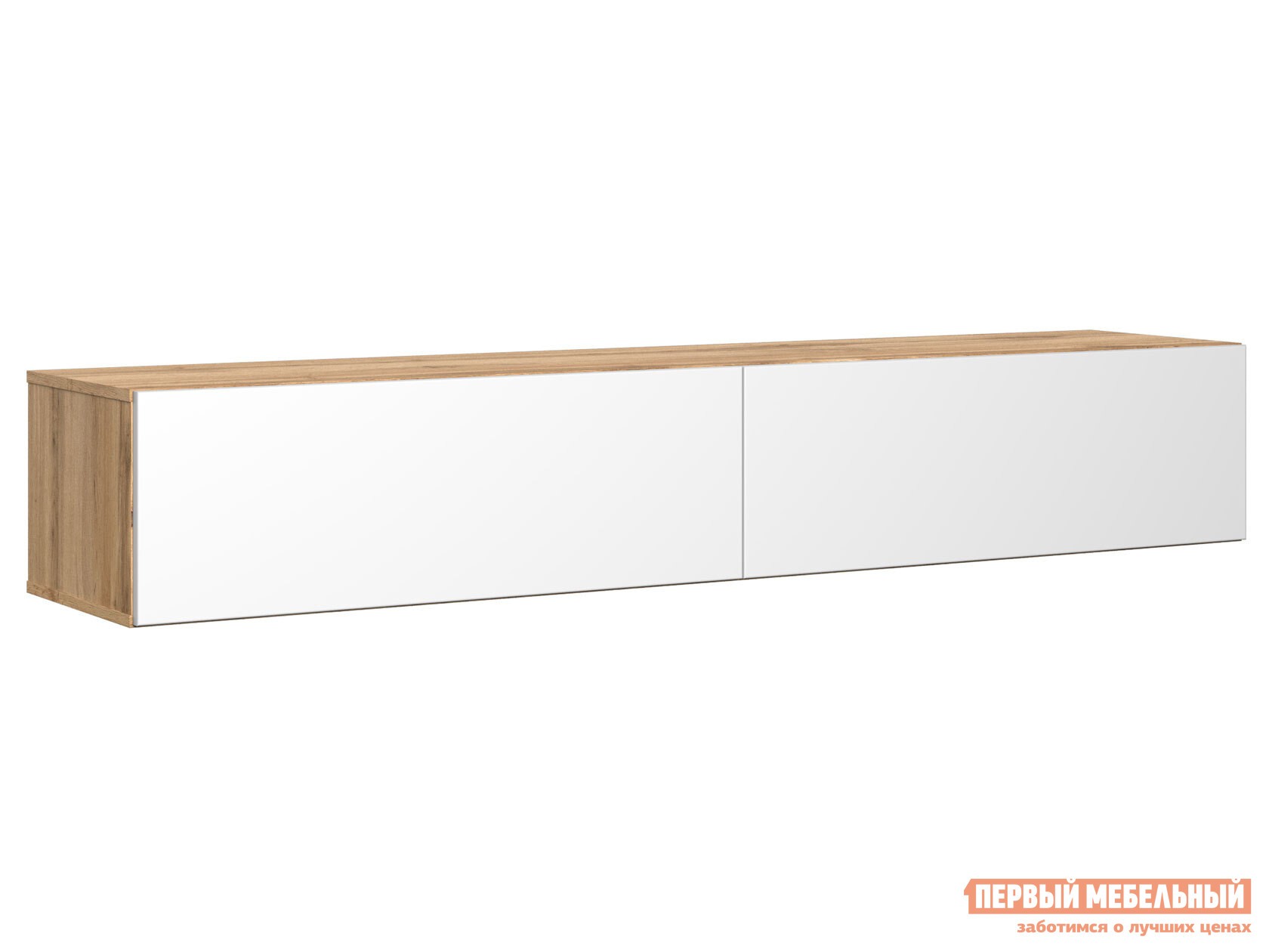 ТВ-тумба  Сомеро Дуб Вотан, 1800 мм, Белый