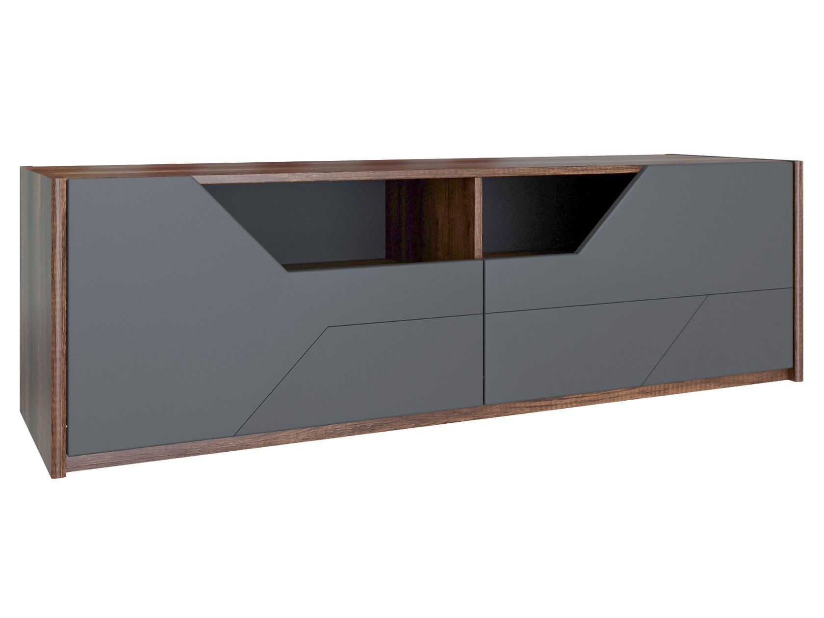 ТВ-тумба  Софт Дуб Каньон / Графит Софт