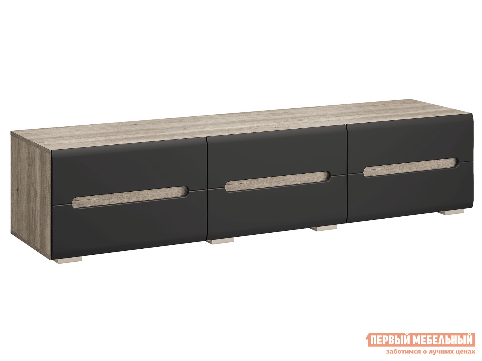 ТВ-тумба  Наоми Дуб Каньон / Графит нубук