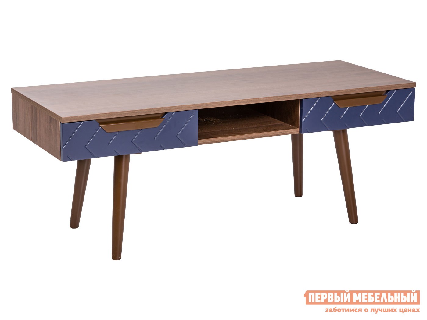 ТВ-тумба  Сканди Орех Табак / Сапфир