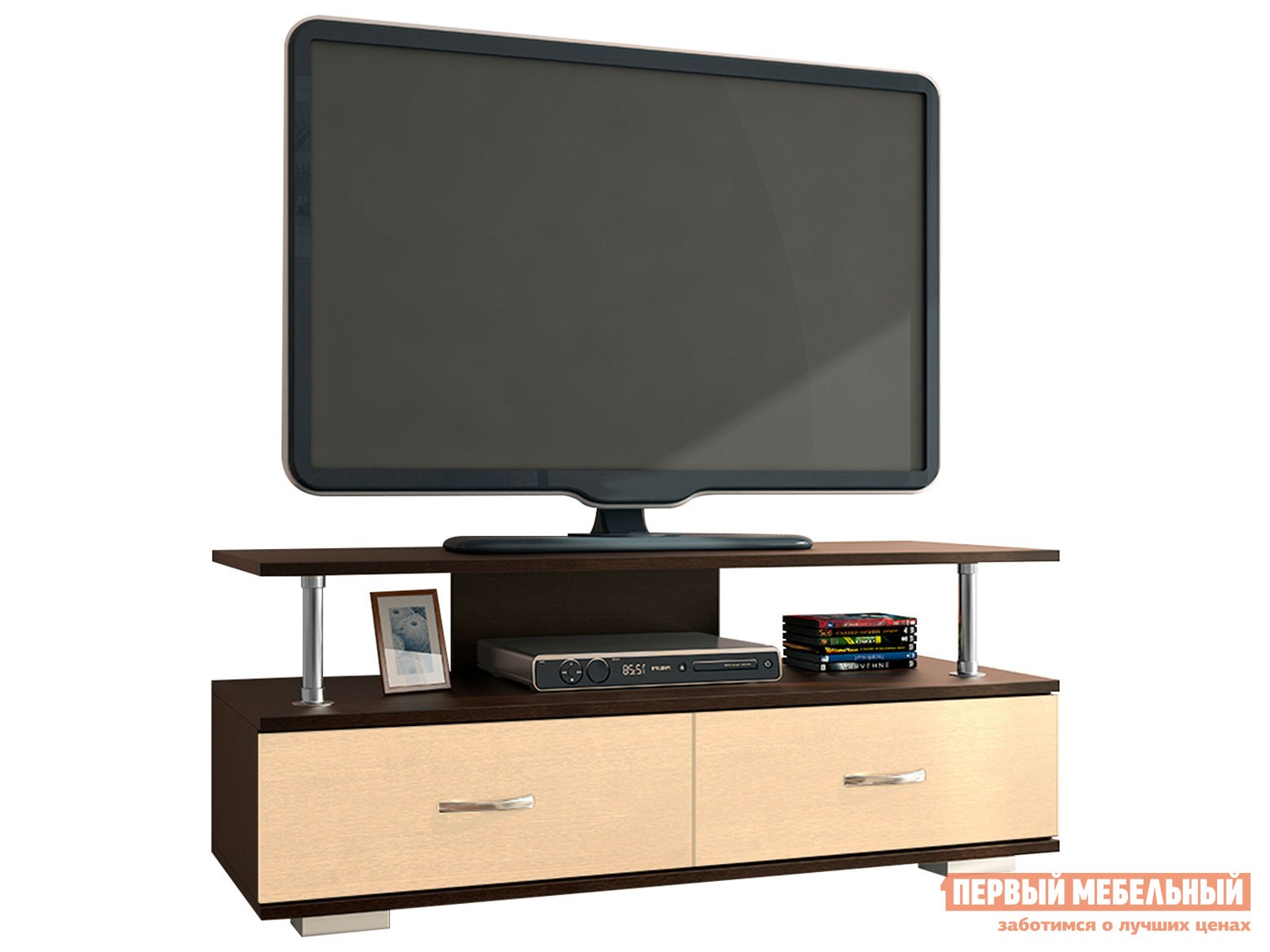 ТВ-тумба  Лайт Венге / Дуб Молочный