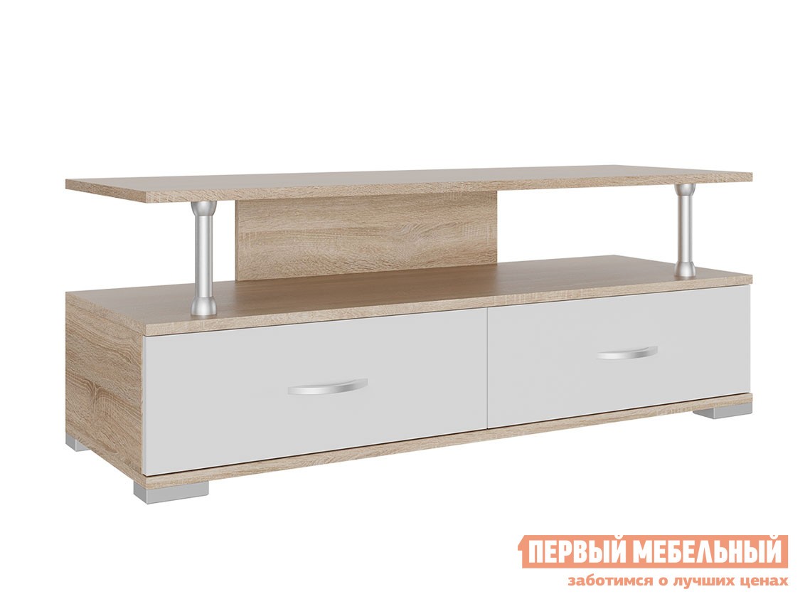 ТВ-тумба  Лайт Дуб Сонома / Белый