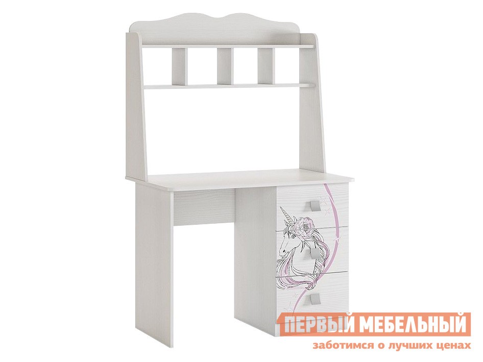 Детский письменный стол  Фэнтези Белый Рамух