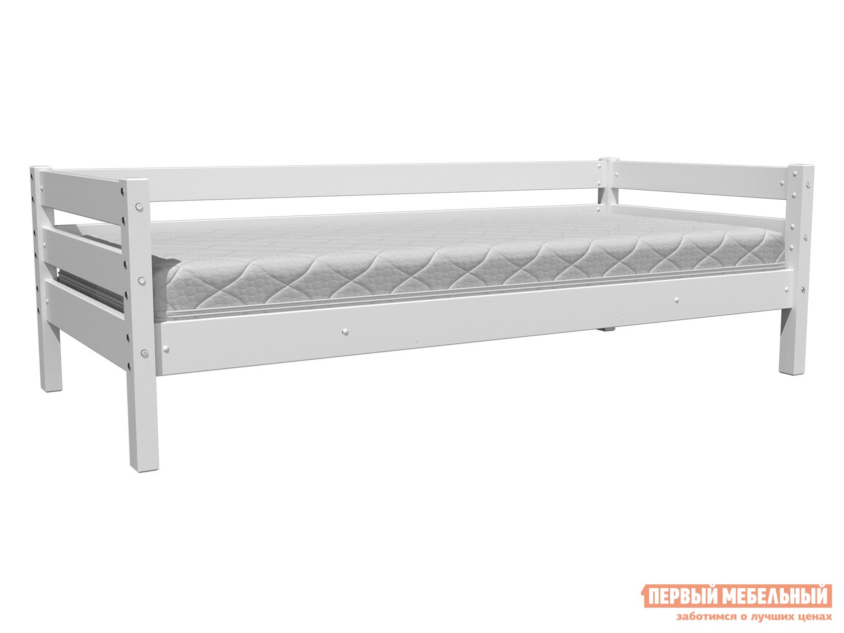 Односпальная кровать  Дори Белый античный