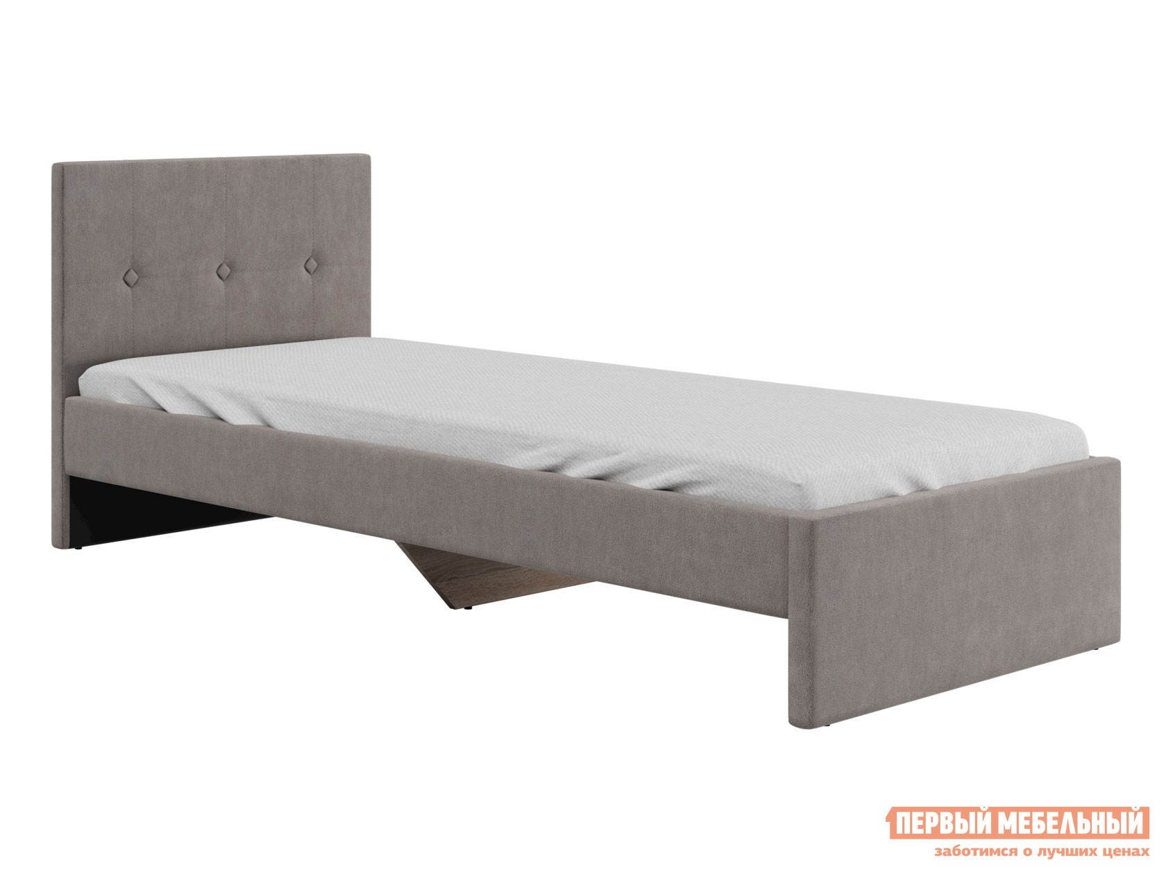 Односпальная кровать  Николь Мокко, велюр