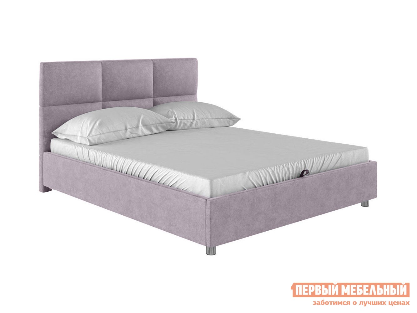 Односпальная кровать  Прагма ПМ Лаванда, велюр, 180х200 см
