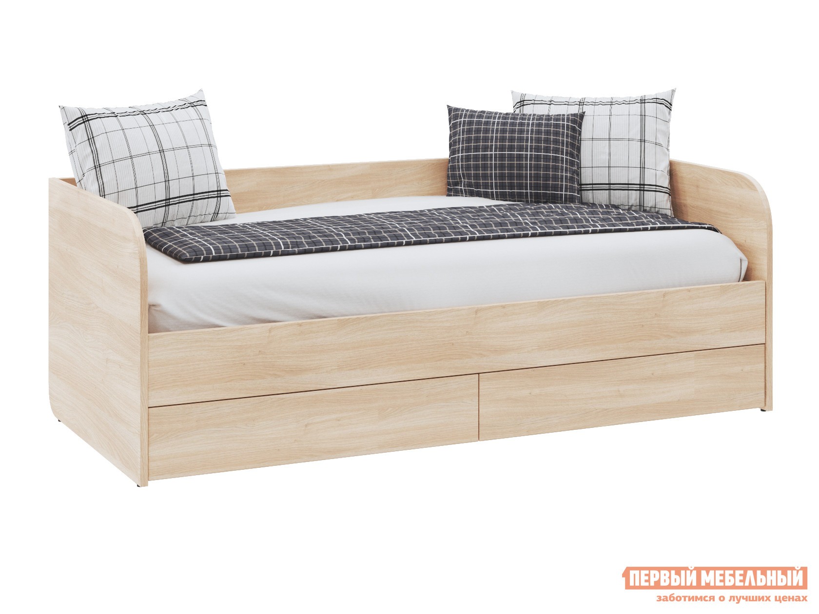 Односпальная кровать  Мерлен Молочный дуб