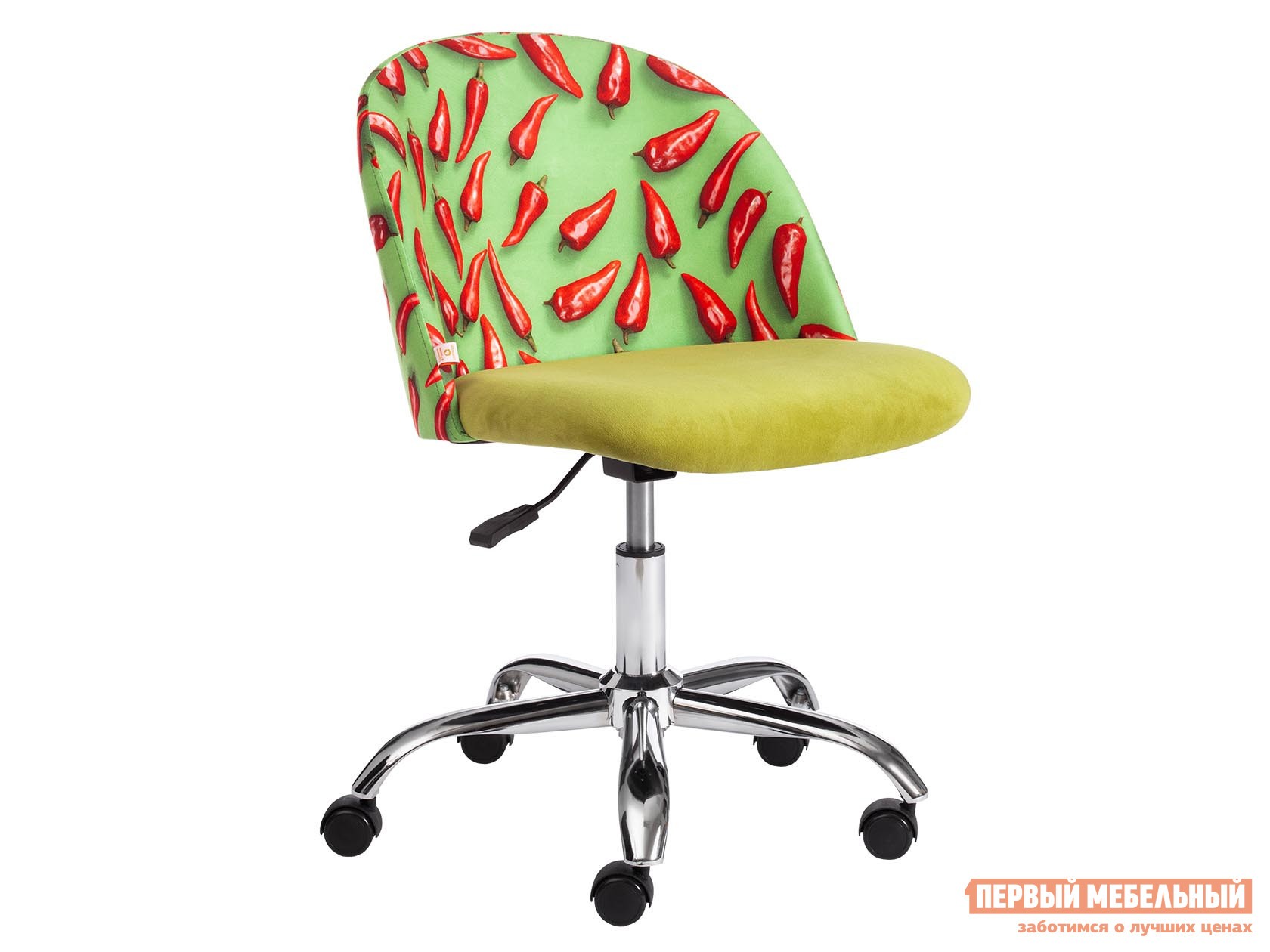 Офисное кресло  MELODY Оливковый, перец, флок