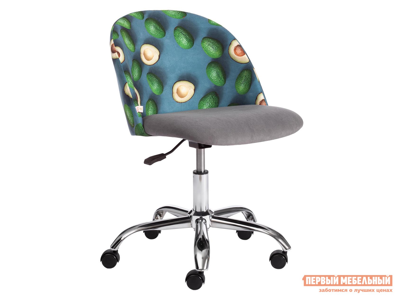 Офисное кресло  MELODY Серый, авокадо, флок