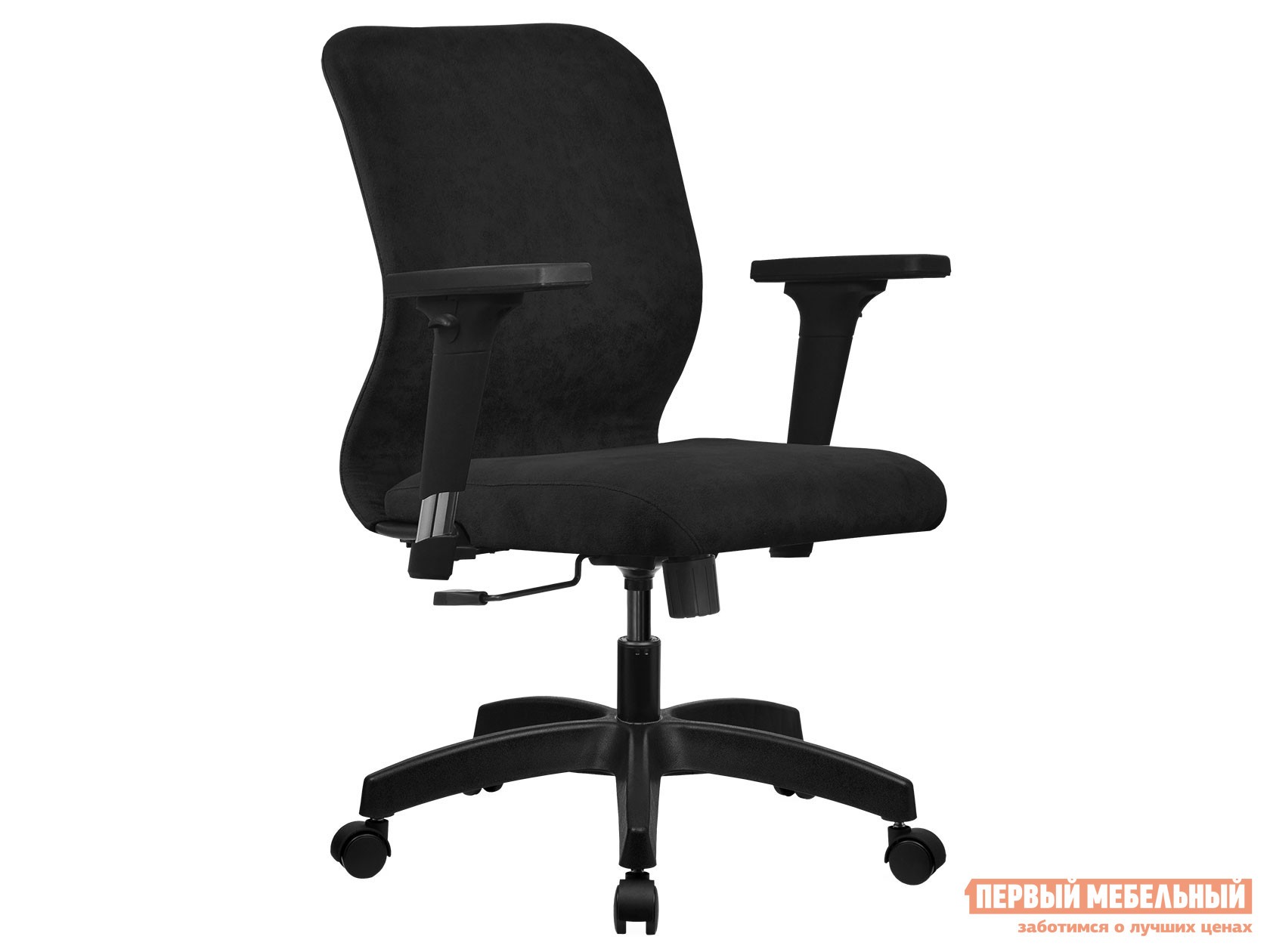 Офисное кресло  SU-Mr-4(Vivaldi)/подл.110/осн.001 Черный, велюр