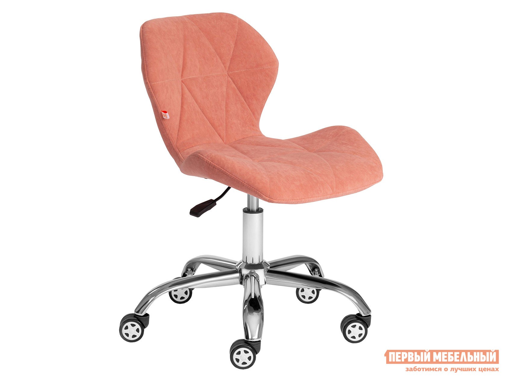 Офисное кресло  SELFI Розовый, флок