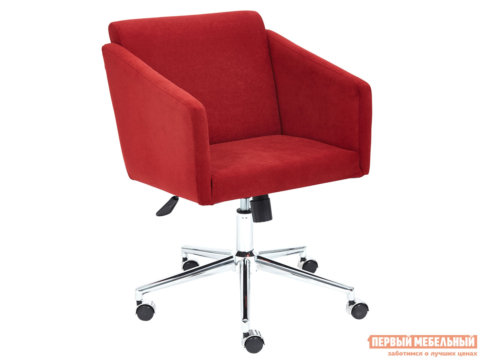 Офисное кресло  MILAN Бордовый, флок