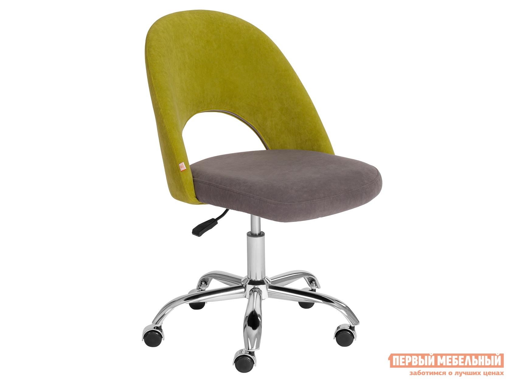 Офисное кресло  LATINA Олива / Серый, флок