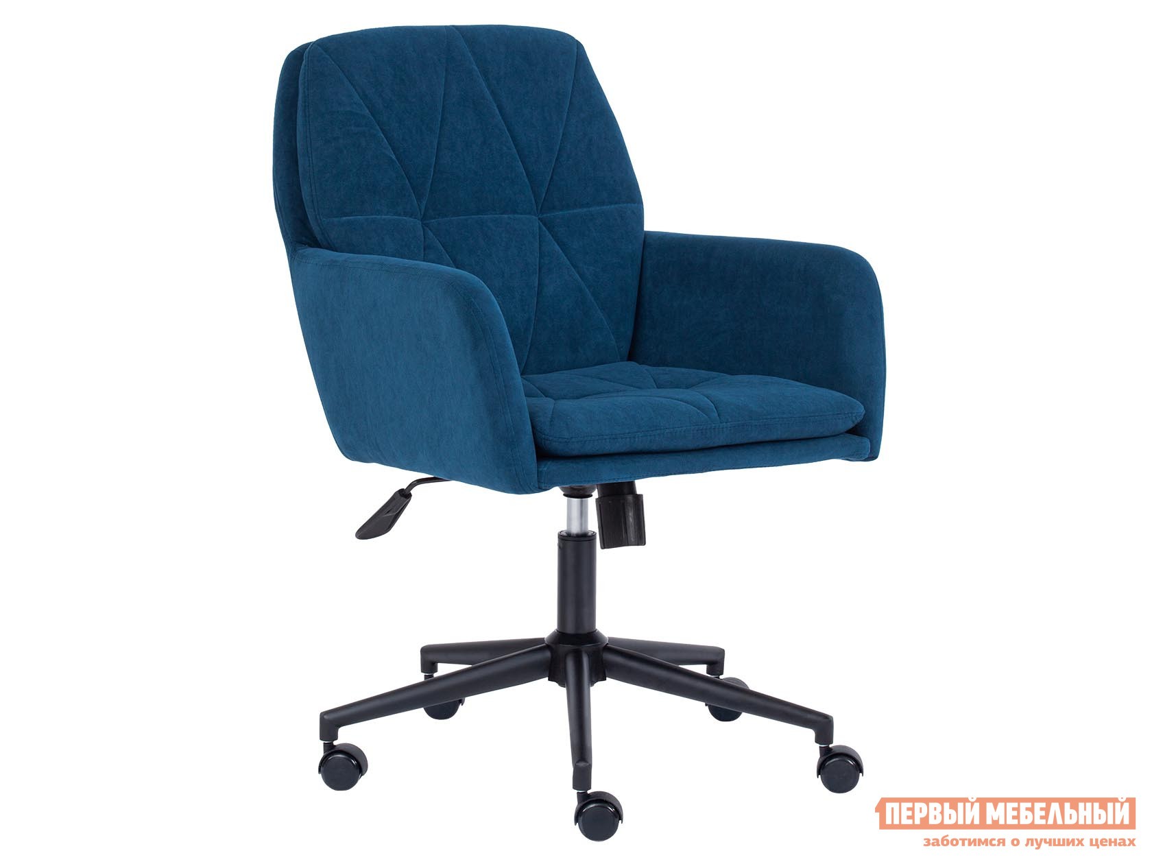 Офисное кресло  GARDA Синий, флок