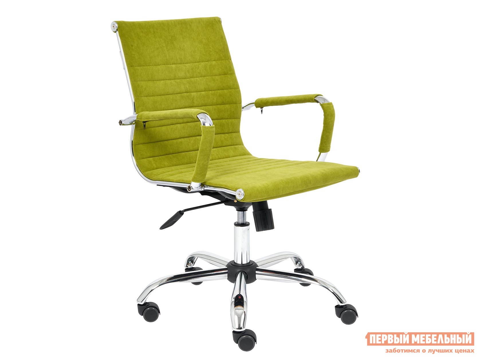 Офисное кресло  URBAN-LOW Оливковый, флок