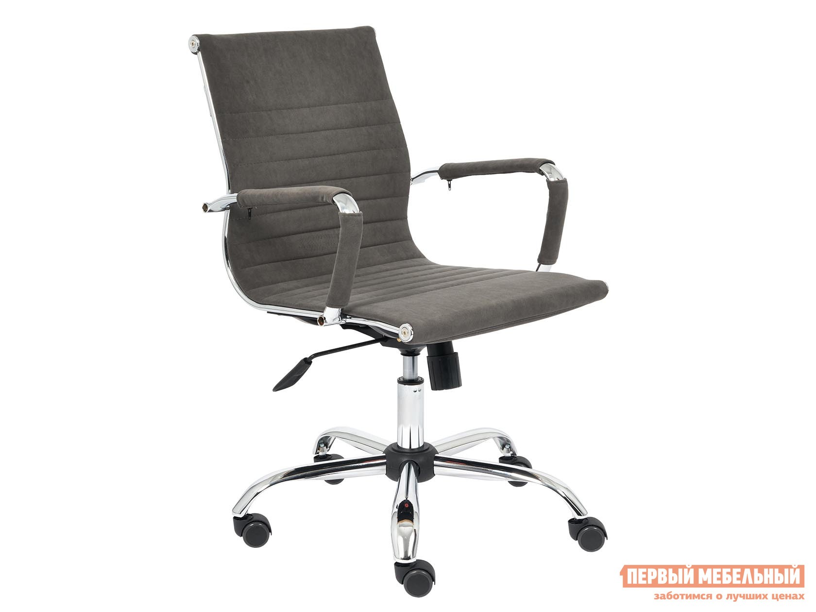 Офисное кресло  URBAN-LOW Серый, флок
