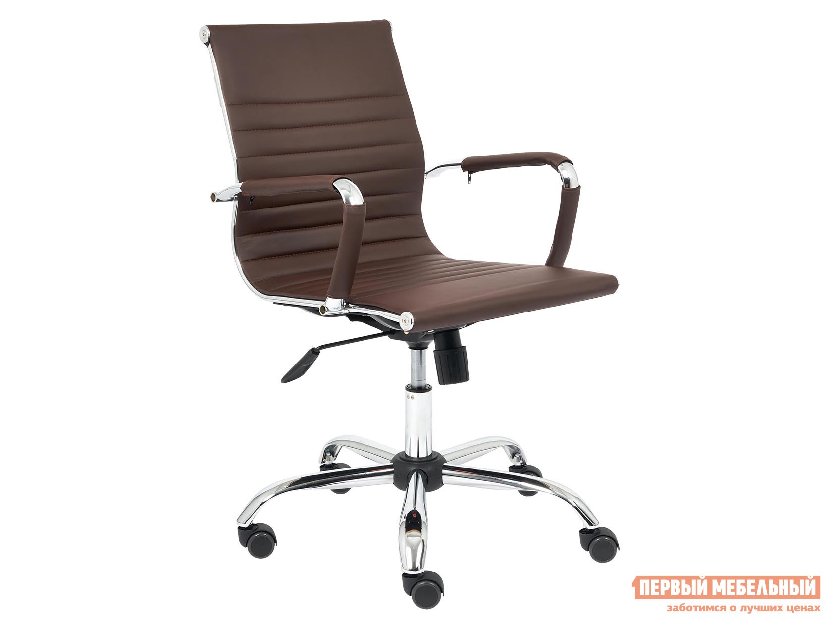 Офисное кресло  URBAN-LOW Коричневый, кожзам