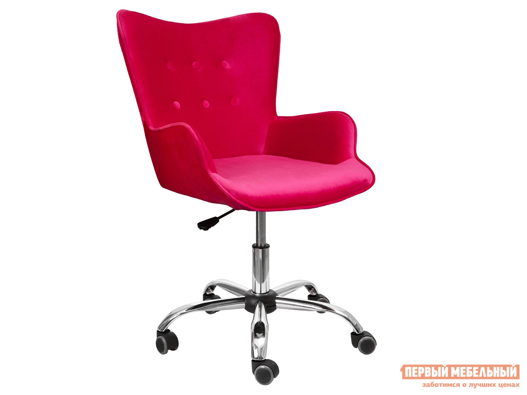Офисное кресло  BELLA Фуксия, велюр