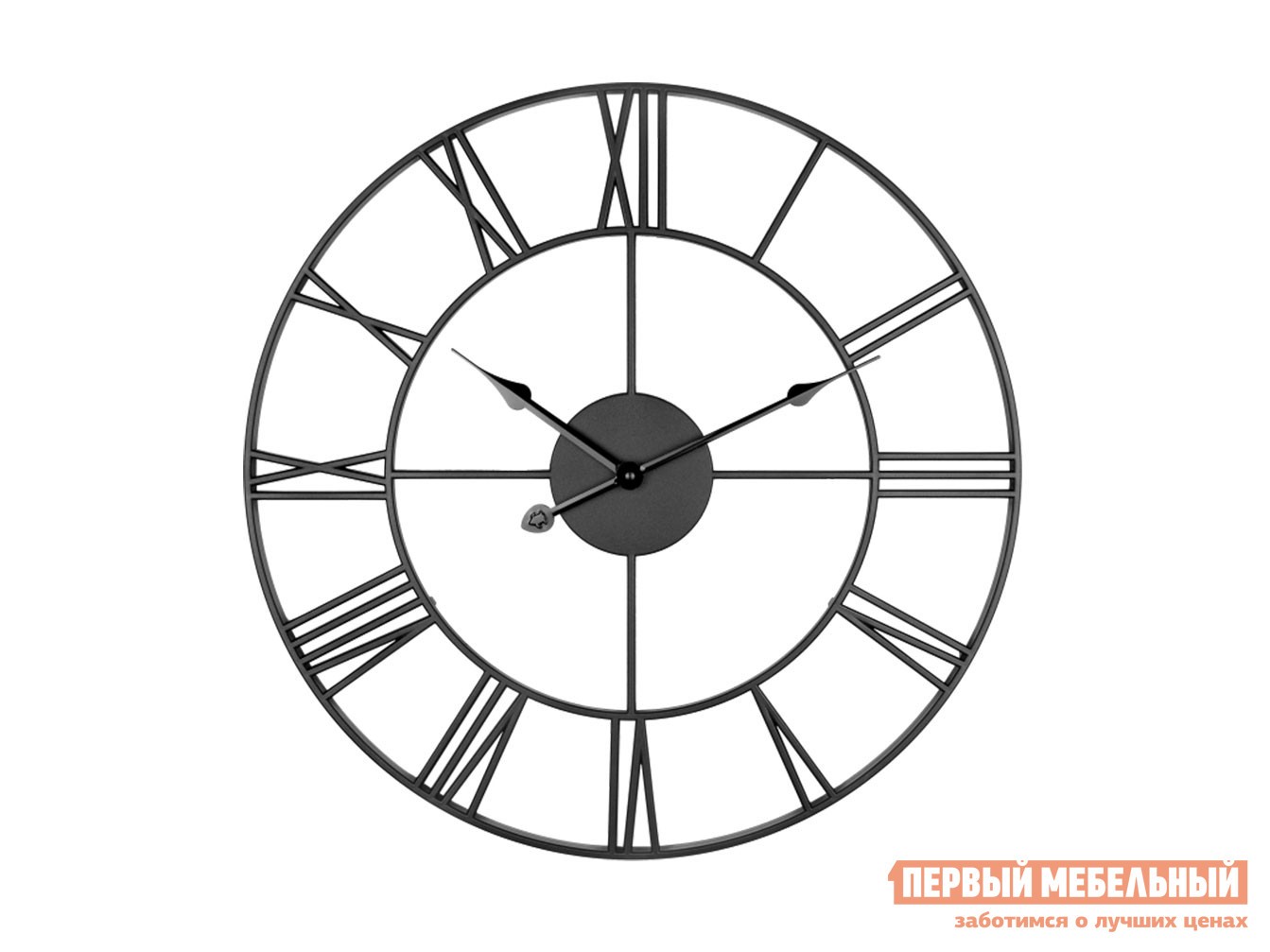 Часы  Римини Черный, пластик
