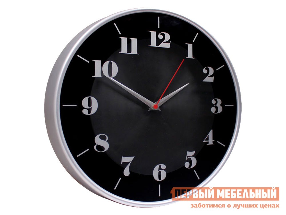 Часы  Флоп Серебристый, пластик