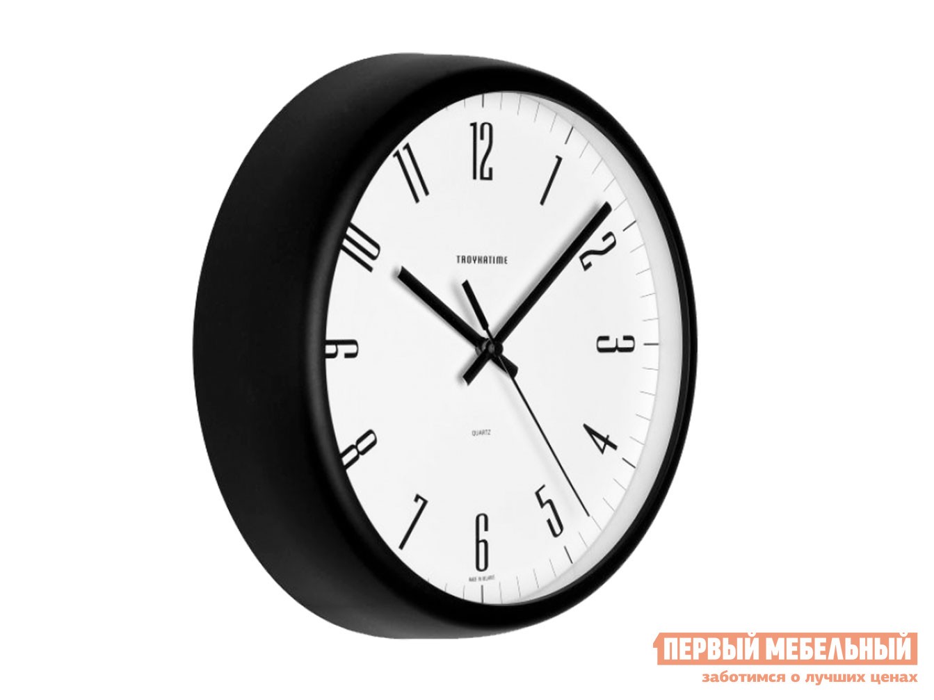 Часы  Капри Черный, пластик