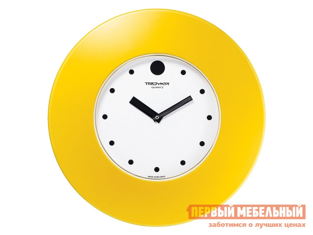 Часы  Терри Желтый, пластик