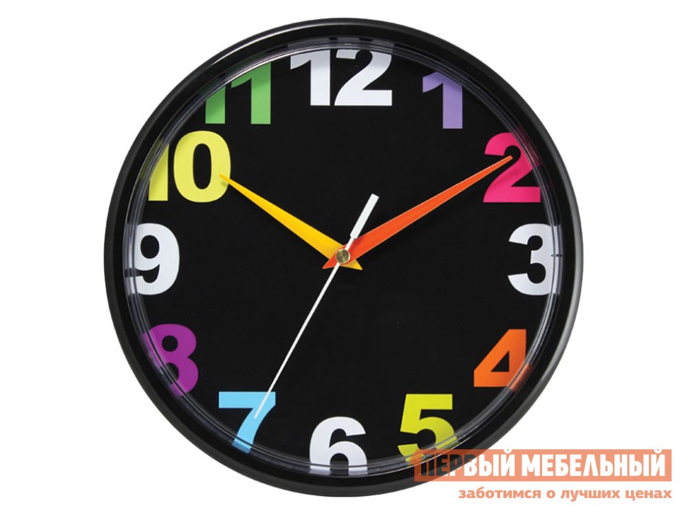 Часы  Флекс Черный, пластик