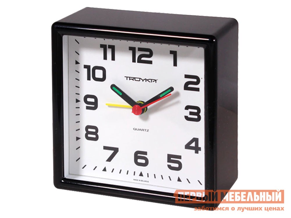 Часы  Чаки Черный, пластик