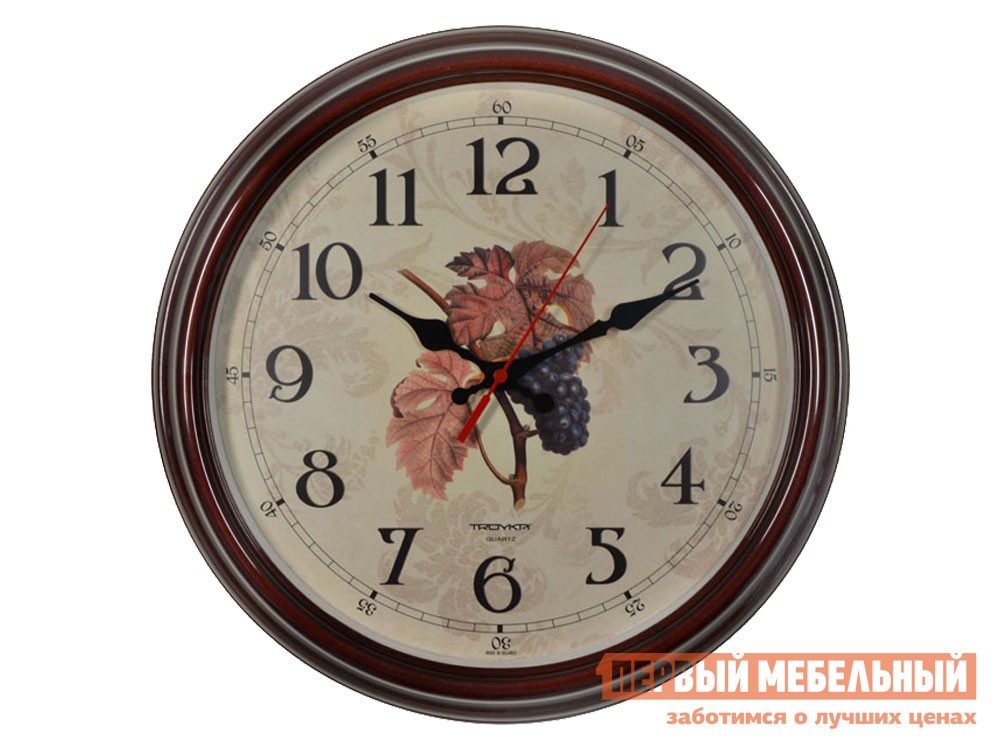 Часы  Эйфория Коричневый, пластик