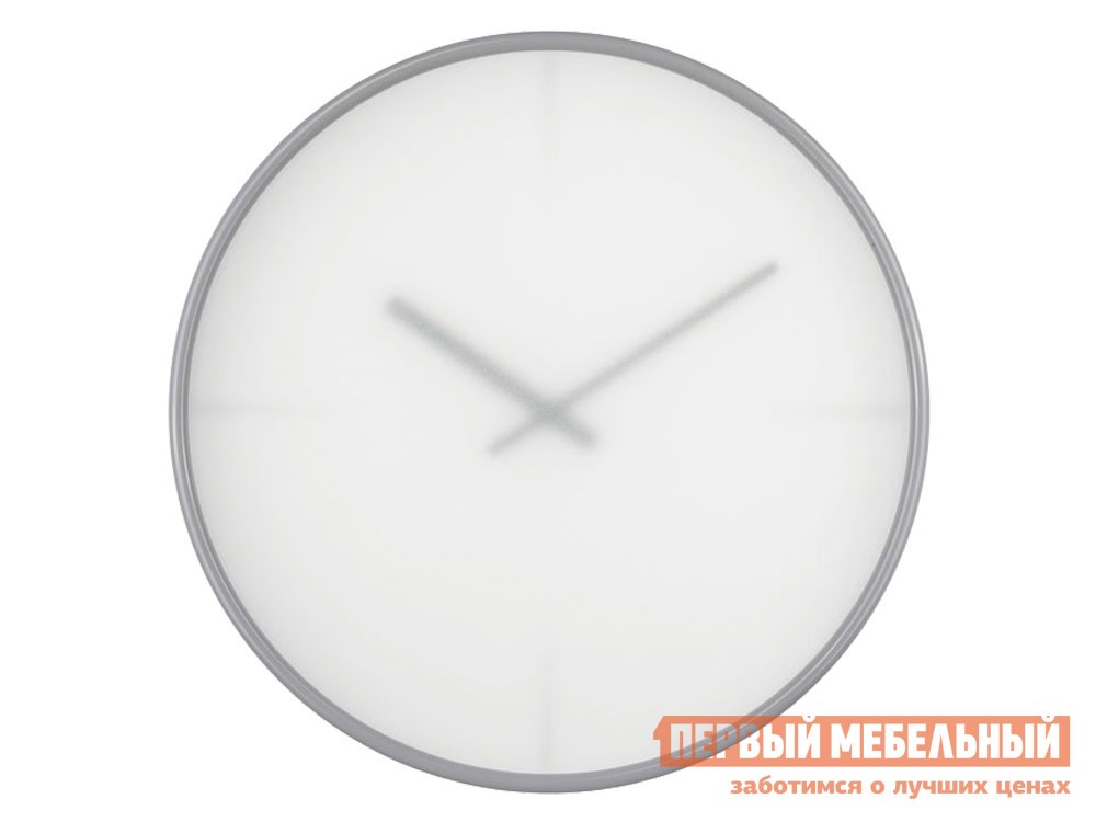 Часы  Вайет Серебристый, пластик