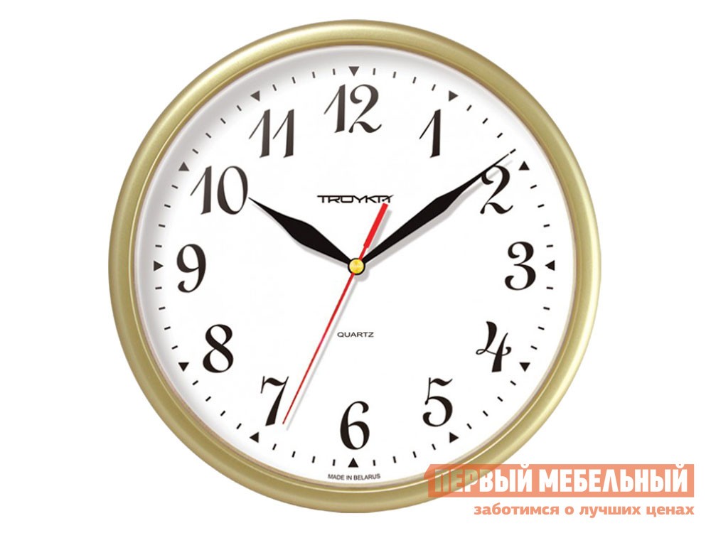 Часы  Спенсер Золотистый, пластик