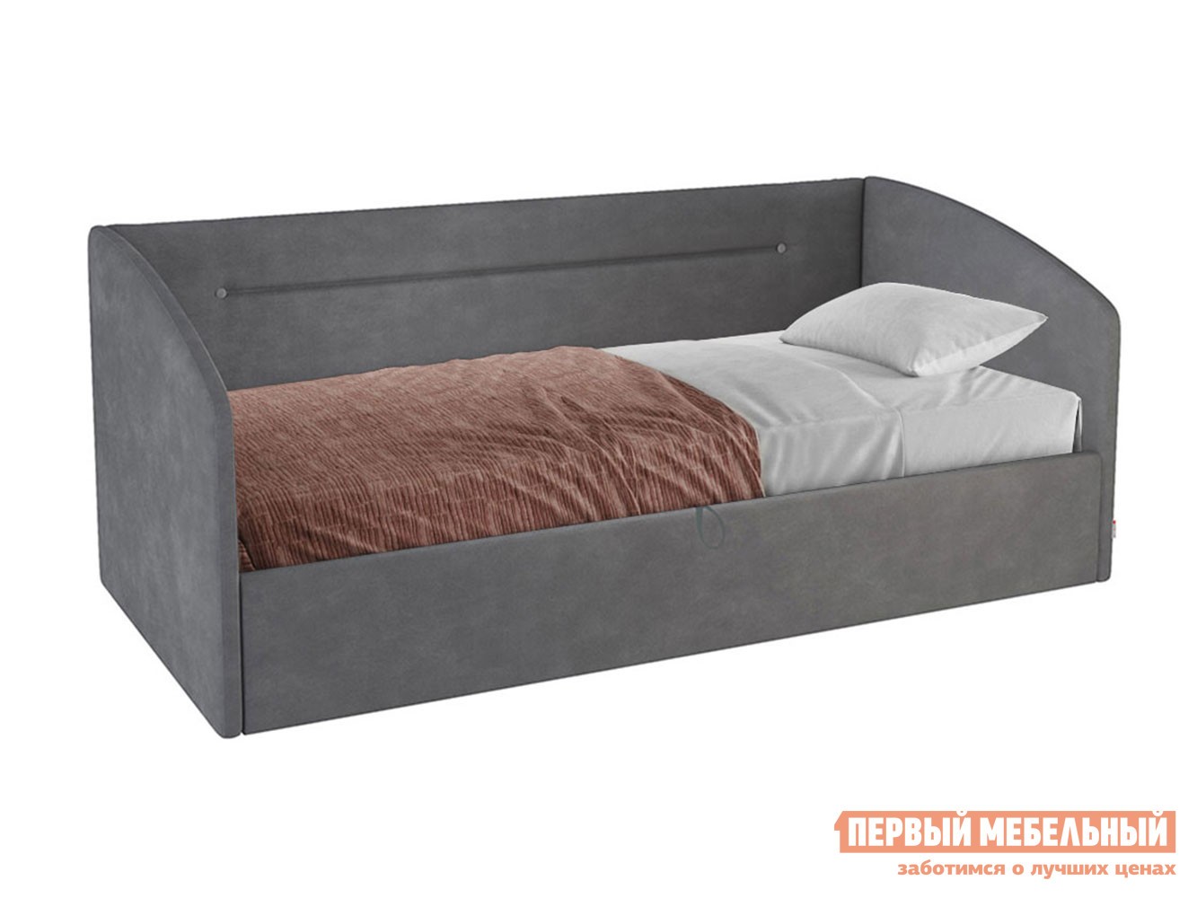 Тахта  Альба ПМ Графит, велюр