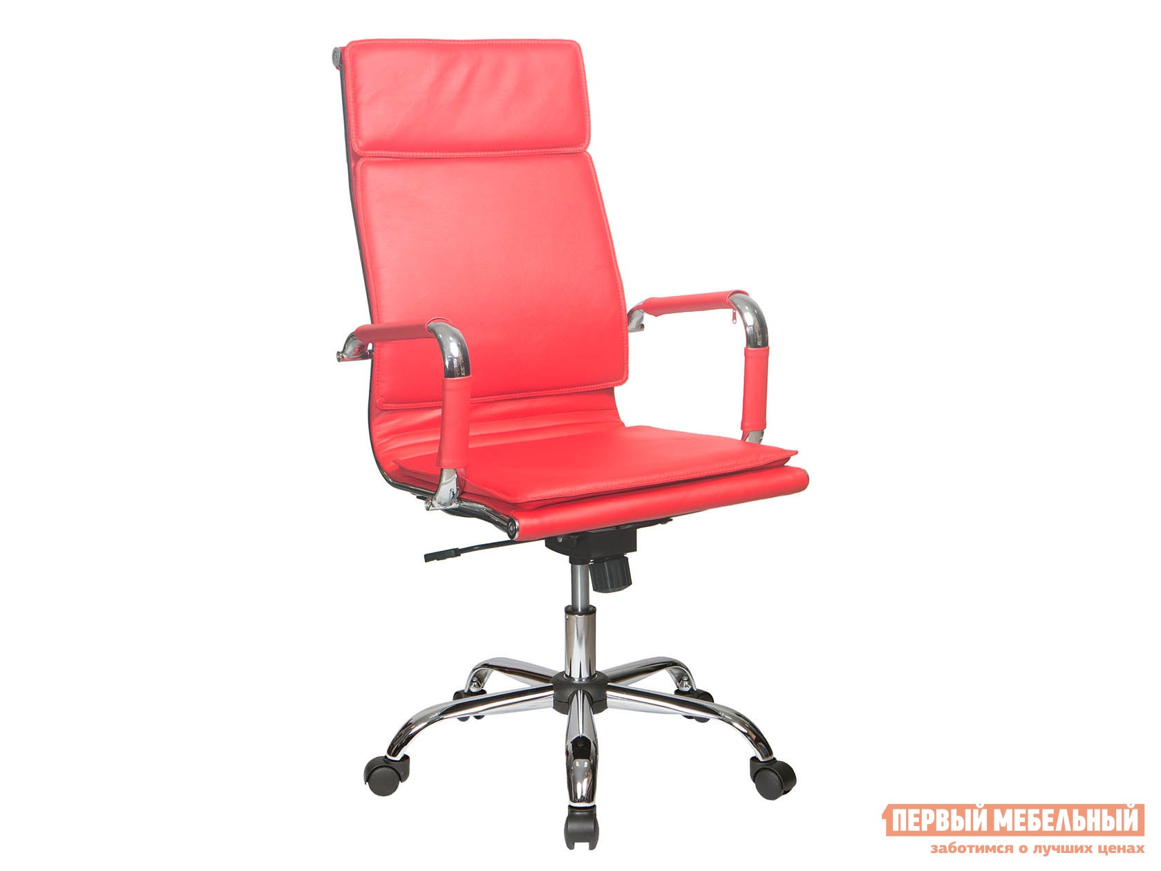 Кресло руководителя  CH-993 Красный, экокожа